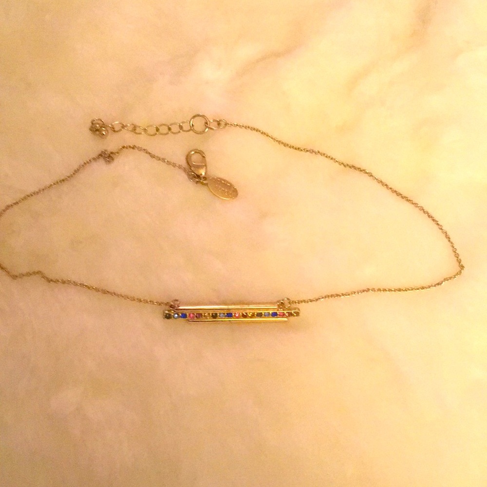 Spring Street bar necklace